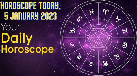 Horoscope Today, 5 January 2023 - Check Here Astrological Prediction ...