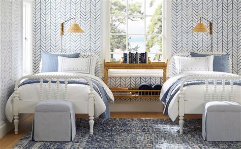 serena-and-lily-bedroom-webster-twin-beds | Laurel Home