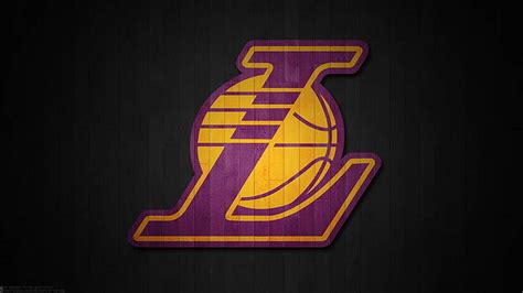 Download Letter L Lakers Logo Dark Background Wallpaper | Wallpapers.com