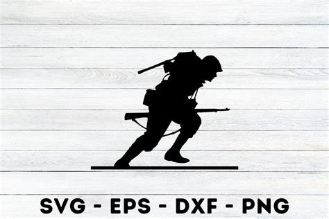 Soldier Silhouette Svg Graphic by MagaArt · Creative Fabrica