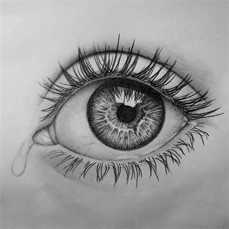 Realistic eye drawing with pencil | Augen zeichnen, Realistisches auge, Tumblr bilder zeichnen