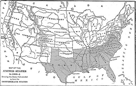 Political Map Of The United States In 1860