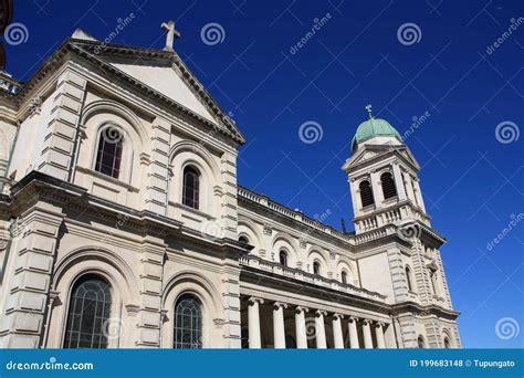 Cathedral of the Blessed Sacrament, Christchurch Stock Photo - Image of religion, cathedral ...