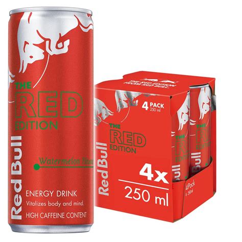 Red Bull Energy Drink Watermelon 250ml 4 Pack | Shop Today. Get it Tomorrow! | takealot.com