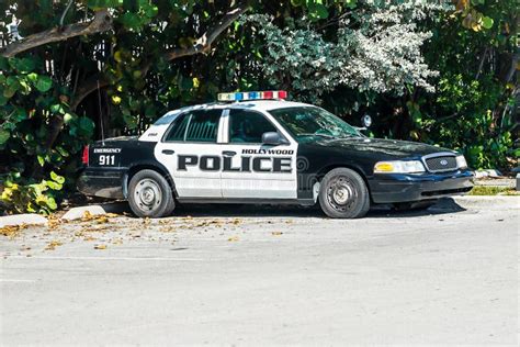 Hollywood Police Department Car in South Florida Editorial Photo - Image of order, legal: 179597221