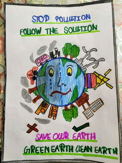 Stop Pollution Posters For Kids