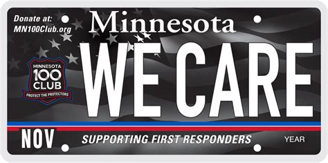 Minnesota 100 Club | MN100 Club License Plate