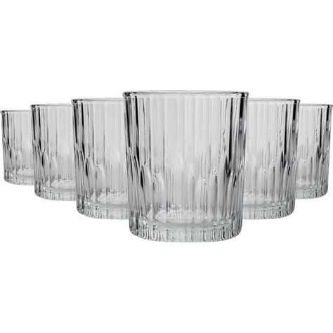 Manhattan Vintage Whisky Glasses Pack of 6