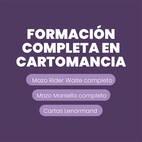 Formación completa en CARTOMANCIA (barajas completas de Tarot Marsella ...