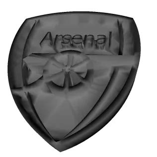 Arsenal Logo 3D Printing Model - Threeding