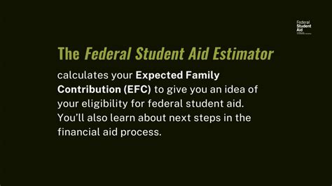 Federal Student Aid Estimator | Want a preview of what student aid you ...