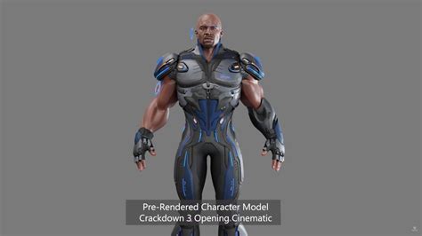 CRACKDOWN 3 Terry Crews Character Model Character Modeling, 3d ...