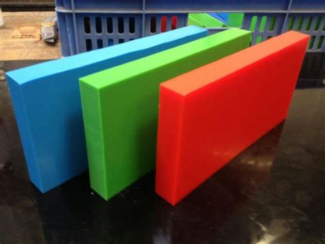 Custom moulded polyurethane blocks, Variety of Colours