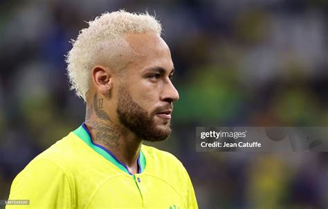 Neymar Jr of Brazil during the FIFA World Cup Qatar 2022 Round of 16 ...