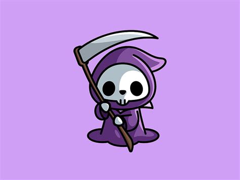 Cute Grim Reaper, kawaii grim reaper HD wallpaper | Pxfuel