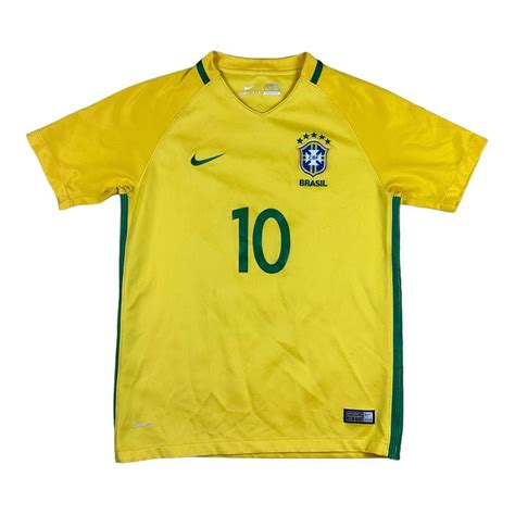 2016 Nike Neymar Brazil National Team Jersey Youth L - Depop