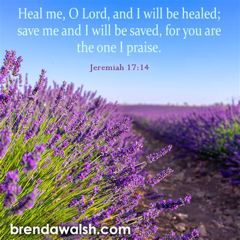 Miracle Healing - Brenda Walsh Scripture Images