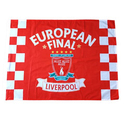 Liverpool WINNERS RED 3x2 Flag European Champions Cup Final | Etsy