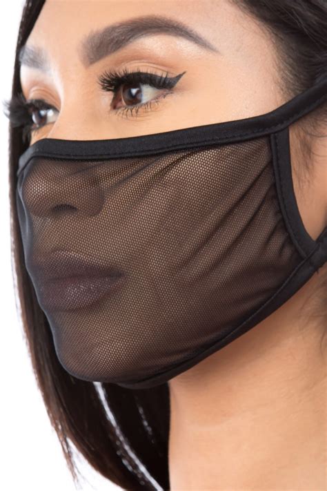 Single Layer Mesh Face Mask Sheer Breathable Made in USA | Etsy