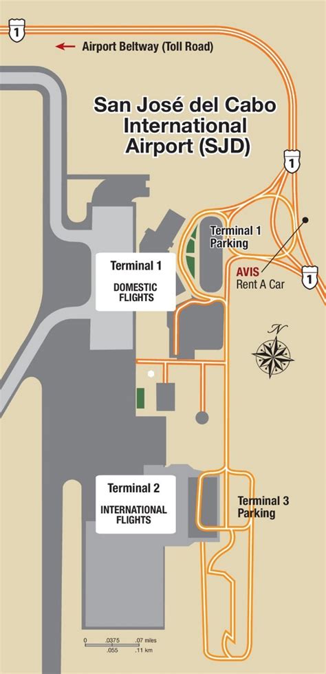 Los Cabos International Airport map