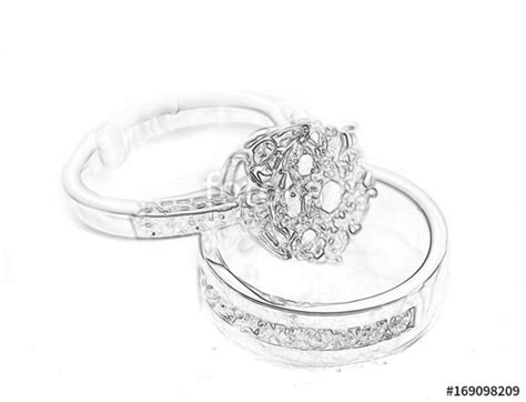 Wedding Ring Sketch at PaintingValley.com | Explore collection of Wedding Ring Sketch