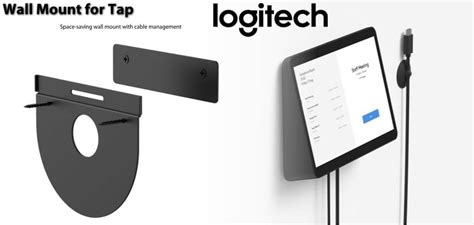 Logitech Tap Wall Mount video conferencing controller mounting kit