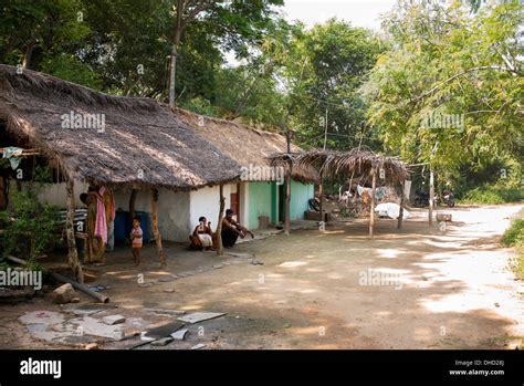 Indian Village Houses - The houses in indian villages are mostly built of bamboo with thatched ...