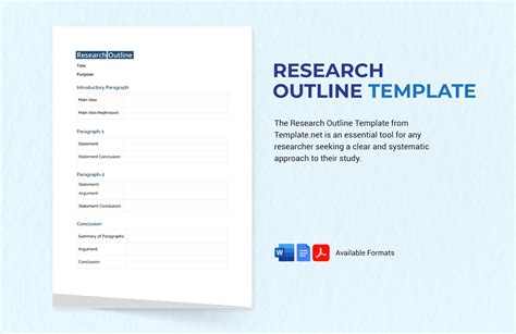 Outline Templates in Google Docs - FREE Download | Template.net