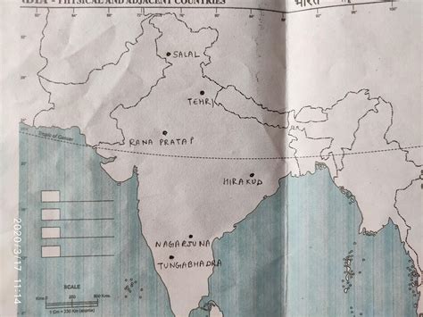 Nagarjuna Sagar Dam In India Map