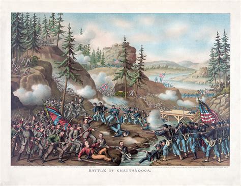 Battle of Chattanooga Antique Civil War Poster — MUSEUM OUTLETS