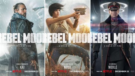 Netflix’s ‘Rebel Moon’ Cast and Character Posters