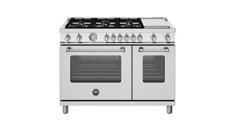 48 inch All Gas Range, 6 Burner and Griddle | Bertazzoni