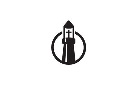 Church Tower Logo / Icon Design Graphic by vectoreking · Creative Fabrica