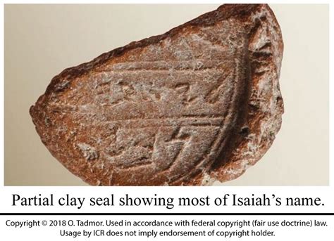 Archaeological Evidence for Prophet Isaiah | The Institute for Creation Research