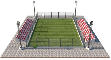 Football Pitch 3D Model $59 - .max .fbx .3ds .obj - Free3D