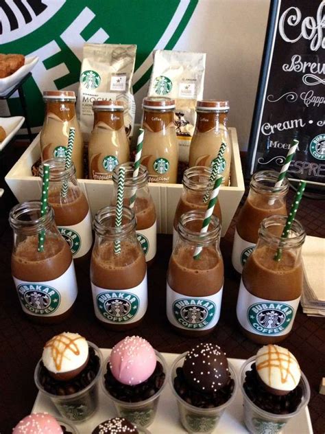 Starbucks Starbucks Cafe Dessert Bar Party Ideas | Photo 7 of 10 ...