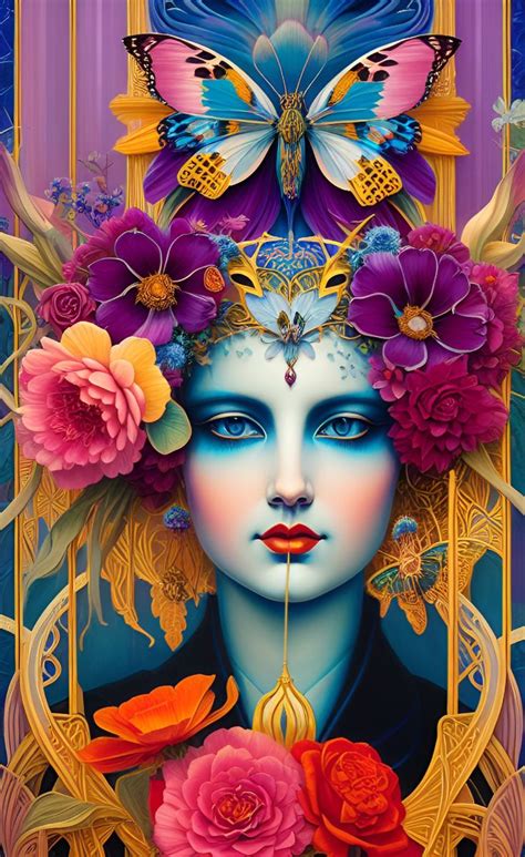I think I will make this a tattoo design Beautiful Images, Beautiful Women, Fantasy Queen ...