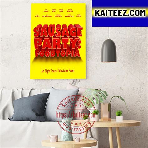 Sausage Party Foodtopia An Eight Course TV Event Art Decor Poster Canvas - Kaiteez