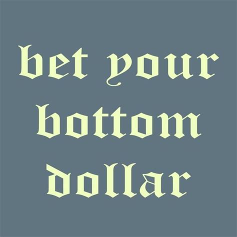 Rich fro Richy - Bet Your Bottom Dollar Lyrics and Tracklist | Genius