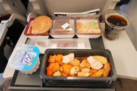 Qatar Airways Business Class Food