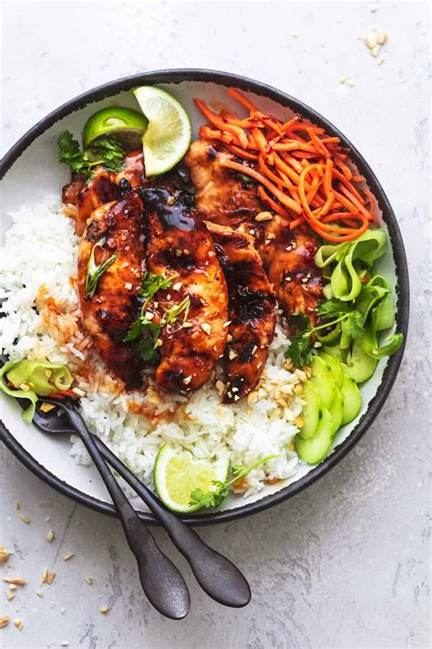 Sweet and Spicy Thai Chicken | Creme De La Crumb