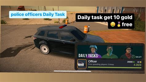 Car parking 2 - police officer task -get 10 gold coin free - YouTube