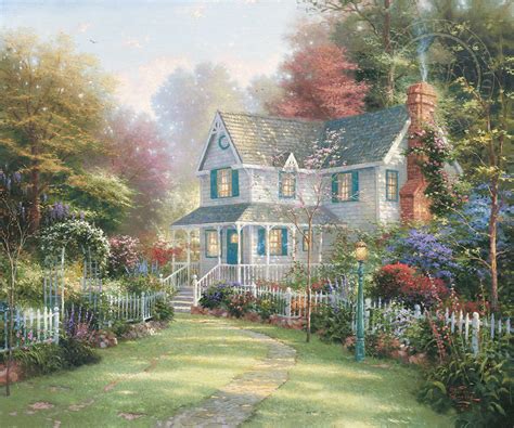 Victorian Garden II - Thomas Kinkade Smoky Mountains