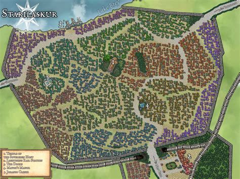 ArtStation - A map of Starilaskur, Breland. Eberron.