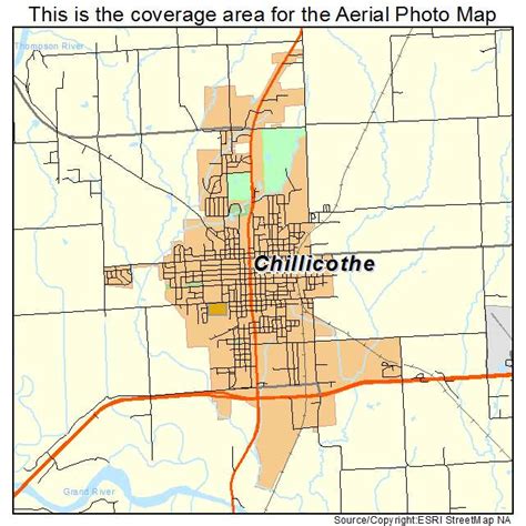 Aerial Photography Map of Chillicothe, MO Missouri