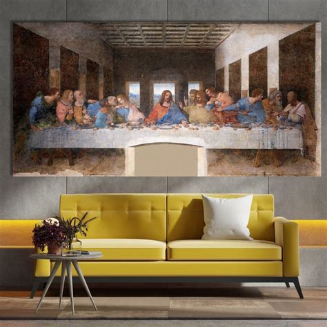 Leonardo Da Vinci Last Supper Print - Etsy