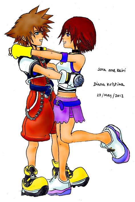 Sora and Kairi Kingdom Hearts by DianaKristina on DeviantArt