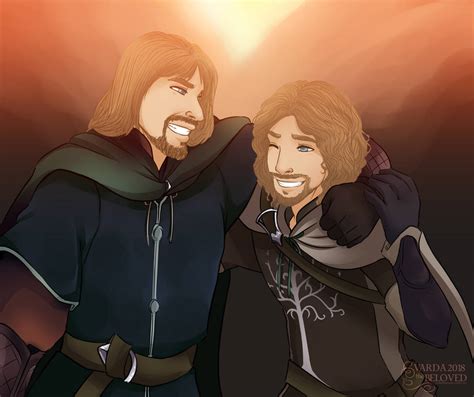 Brothers Boromir and Faramir by JayEyBee on DeviantArt