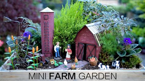 Mini Farm Garden - YouTube