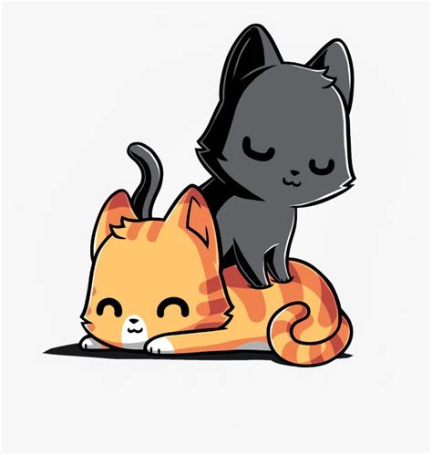 #kittens #cat #cute #catdrawing - Cute Fluffy Cat Drawing, HD Png Download , Transparent Png ...